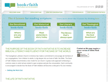 Tablet Screenshot of bookoffaith.org